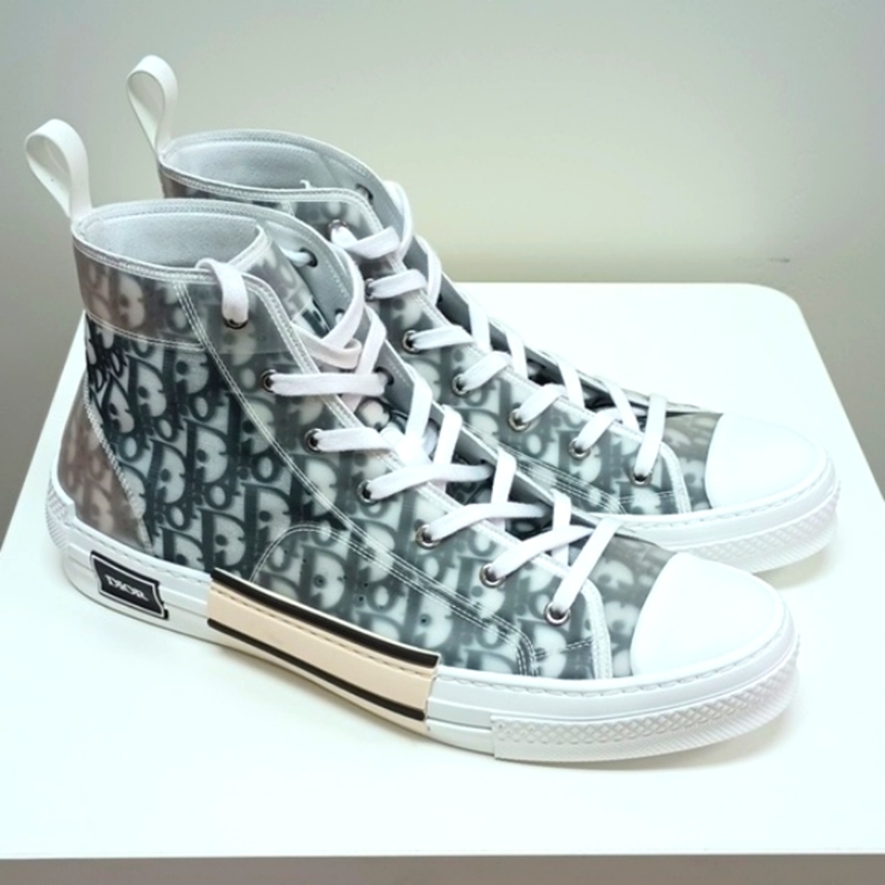 Dior Oblique High-Top Sneaker B23 - Picture 3 of 12